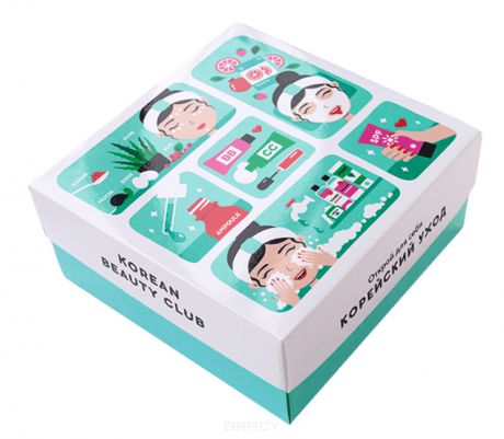 Коробка малая "Корейский уход" (с продуктами) Korean care box set (S)