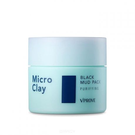 Кремовая маска "Микро Клэй" с черной глиной, противовоспалительная Micro Clay Black Mud Pack Purifyng, 80 мл