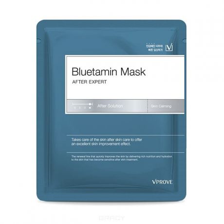 Тканевая маска освежающая "Афтер Эксперт", блютамин After Expert Bluetamin Sheet, 25 мл
