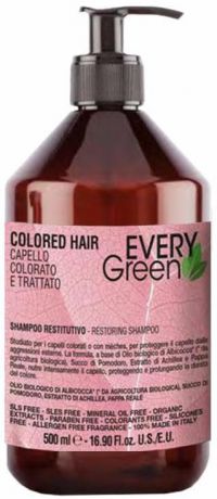 Шампунь для окрашенных волос Everygreen Colored-Hair Shampoo Protettivo, 500 мл