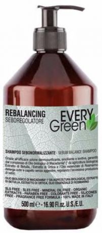 Восстанавливающий шампунь Everygreen Rebalancing Shampoo Seboregolatore
