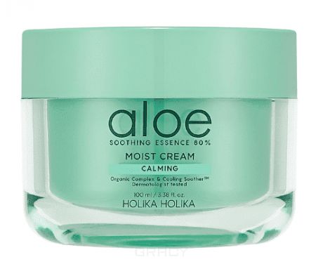 Крем для лица "Алоэ Сузинг Эссенс 80%", увлажняющий Aloe Soothing Essence 80% Moist Cream Calming
