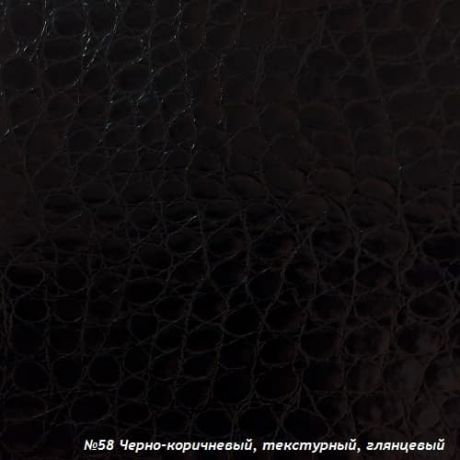 Мебель салона, Парикмахерское зеркало "Симфония" (38 цветов) №58 черно-коричневый, текстурный, глянцевый