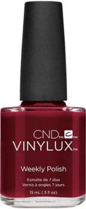 CND (Creative Nail Design), Винилюкс Профессиональный недельный лак "VINYLUX™ Weekly Polish" (54 оттенка) 15 мл # 222 (Oxblood)