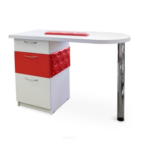 Мебель салона, Маникюрный стол Лада-Софт (34 цвета)