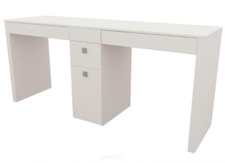 Мебель салона, Маникюрный стол Double ECO II (4 цвета)