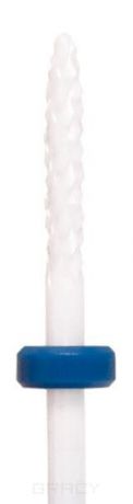 Planet Nails, Фреза керамическая тонкая цилиндрическая с закругленным концом 3,8 мм, 1 шт, 3,8 мм