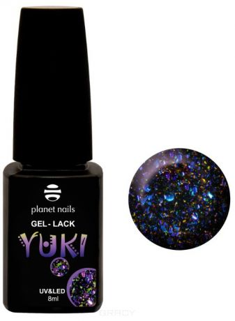 Planet Nails, Гель-лак "Yuki" (6 оттенков), 8 мл 782