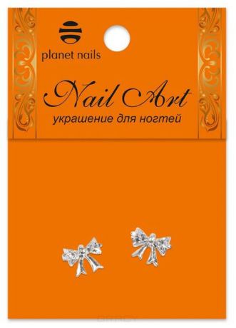 Planet Nails, Камни в оправе в ассортименте 2 шт/уп