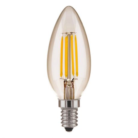 Лампа светодиодная филаментная E14 6W 4200K прозрачная 4690389110764