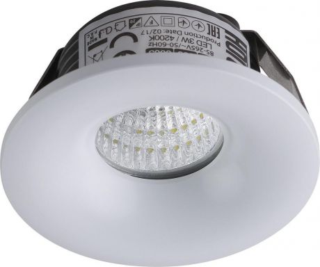 Встраиваемый светодиодный светильник Horoz Bianca 3W 4200К белый 016-036-0003