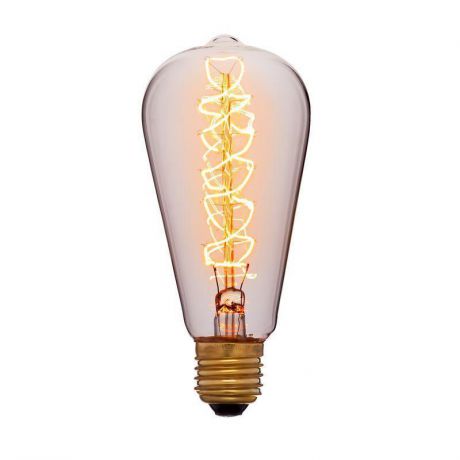 Лампа накаливания E27 60W прозрачная 052-269