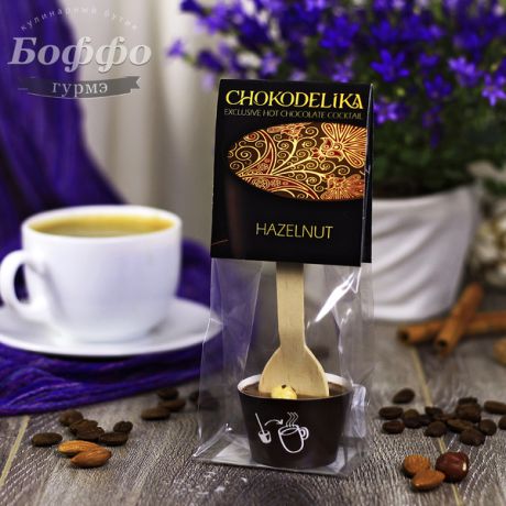 Молочный шоколад на ложке Chokodelika "Фундук" (50 г)