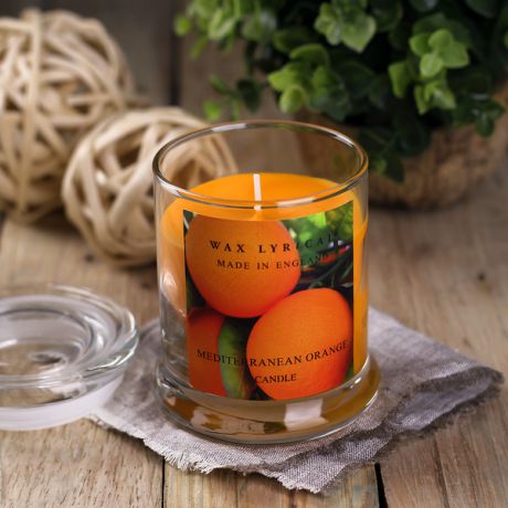 Ароматическая свеча Wax Lyrical "Солнечный апельсин" в стеклянной банке