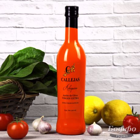 Оливковое масло Callejas Extra Virgin в оранжевой бутылке (500 мл, Испания)