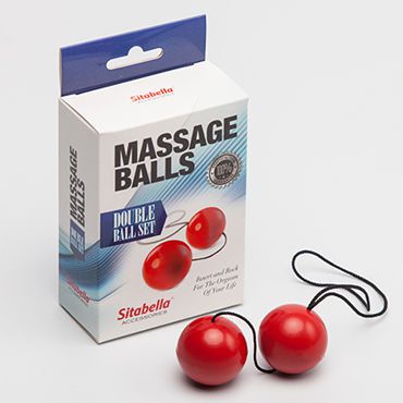 Sitabella Massage Balls Double Ball Set, красные Вагинальные шарики