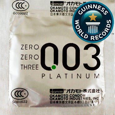 Okamoto Platinum Презервативы самые тонкие латексные
