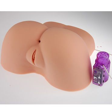 Kokos Alice Мастурбатор с вибрацией и ротацией, вагина и анус