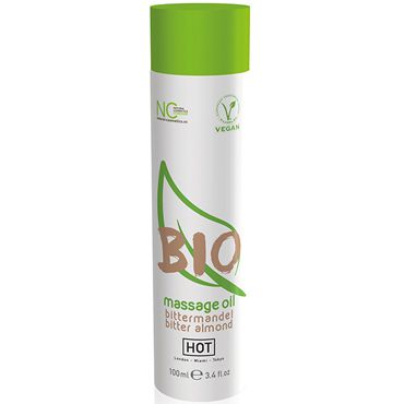 Hot Bio Massage Oil Bitter Almond, 100 мл Органическое массажное масло с миндалем