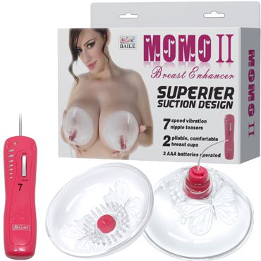 Baile MOMO II Superier Suction Design, розовая Вакуумная помпа для груди