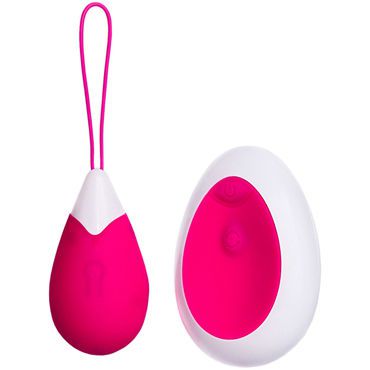 Toyfa A-toys Remote Control Egg, розово-белое Виброяйцо с пультом управления