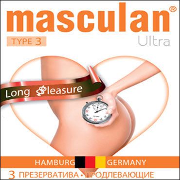 Masculan Ultra Long Pleasure Презервативы продлевающие