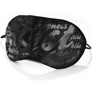 Bijoux Blind Passion Mask, черная Маска для страсных игр