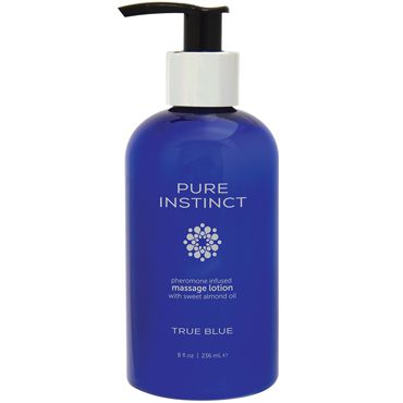 Pure Instinct Pheromone Massage & Body Lotion True Blue, 236 мл Массажный лосьон для тела с феромонами