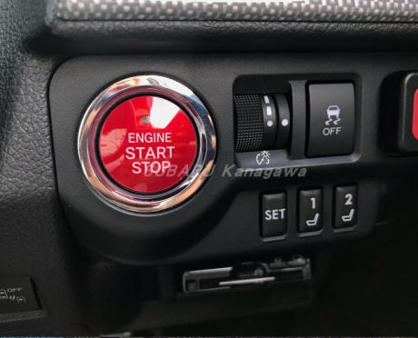 Накладка на кнопку запуска двигателя (красная) для Subaru Forester 2018 - 2019