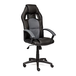 Кресло компьютерное Тетчер Driver Доступные цвета обивки: Искусств. чёрн. кожа + серая сетка