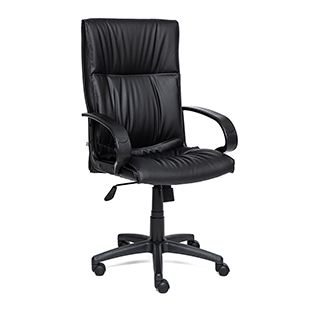 Кресло офисное TetChair Davos Доступные цвета обивки: Искусств. чёрная кожа