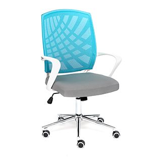 Кресло компьютерное Ray Доступные цвета обивки: Серая ткань + Бирюзовая сетка