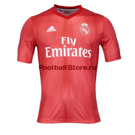 Футболка подростковая резервная Adidas Real Madrid 2018/19
