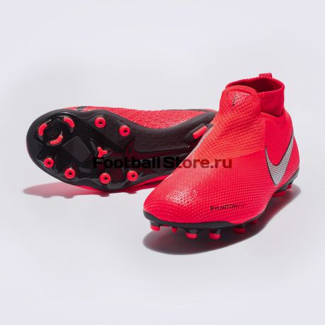 Бутсы детские Nike Phantom Vision Elite DF FG/MG AO3289-600