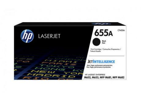 Тонер-картридж HP LaserJet 655A черный (CF450A)