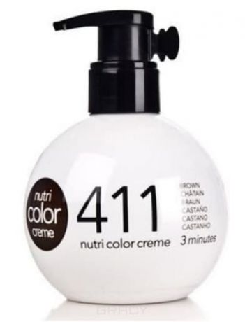 Revlon, Крем-краска 3 в 1 Nutri Color Creme, (52 оттенка) 411 Коричневый