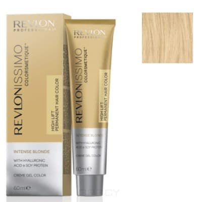 Revlon, Перманентный краситель с максимальным эффектом осветления без предварительного блондирования Revlonissimo Colorsmetique Intense Blonde, 60 мл (10 оттенков) 1200