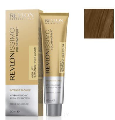 Revlon, Перманентный краситель с максимальным эффектом осветления без предварительного блондирования Revlonissimo Colorsmetique Intense Blonde, 60 мл (10 оттенков) 1217MN