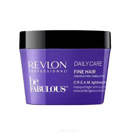 Revlon, Очищающая маска для тонких волос Be Fabulous Daily Care Fine Hair Lightweight Mask, 500 мл