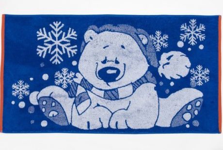 Полотенце махровое "New year bear" (50х90)