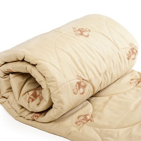 Одеяло облегченное "Стандарт" (верблюжья шерсть, полиэстер) (1,5 спальный (140*205))