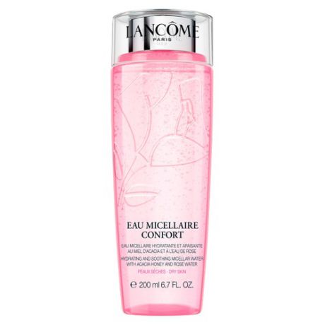 Lancome Eau Micellaire Confort Мицеллярная вода для снятия макияжа для сухой кожи с медом акации и розовой водой