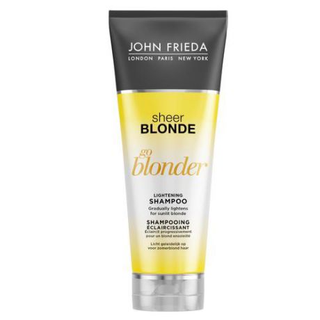 John Frieda Sheer Blonde Go Blonder Шампунь осветляющий для натуральных, мелированных и окрашенных волос