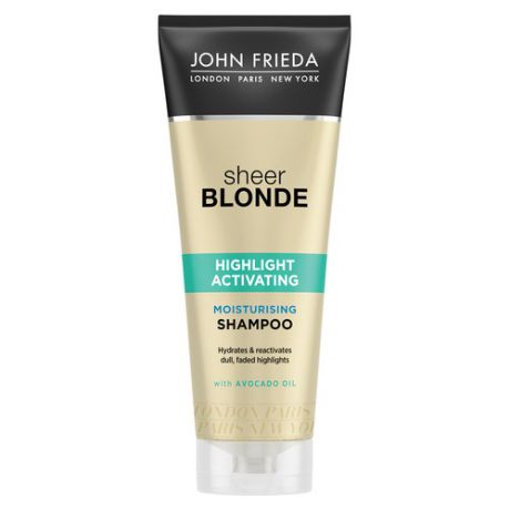 John Frieda Sheer Blonde Увлажняющий активирующий шампунь для светлых волос