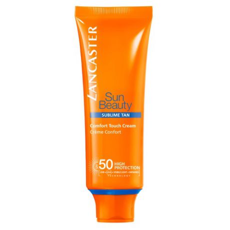 Lancaster Sun Beauty Comfort Touch Крем для лица комфортный Сияющий загар SPF50