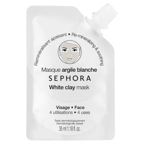 SEPHORA COLLECTION Маска для лица Белая глина - Восстановление минерального баланса кожи