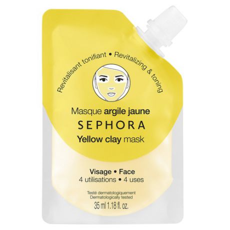 SEPHORA COLLECTION Маска для лица Желтая глина - Восстановление и тонус кожи