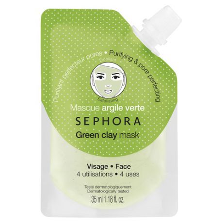 SEPHORA COLLECTION Маска для лица Зеленая глина - Очищение, против несовершенств кожи