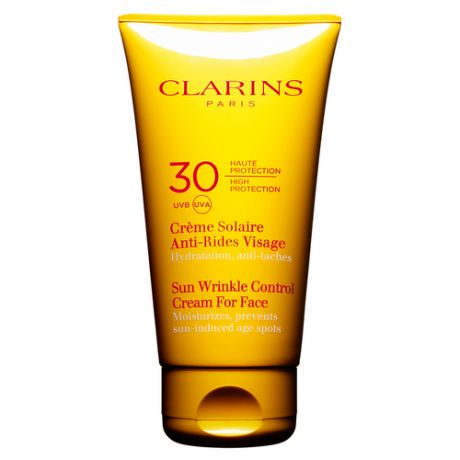 Clarins Солнцезащитный крем для лица, предупреждающий появление морщин и пигментных пятен UVA/UVB30