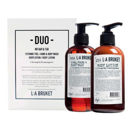 L:A BRUKET LEMONGRASS DUO-KIT Набор с лосьоном для тела